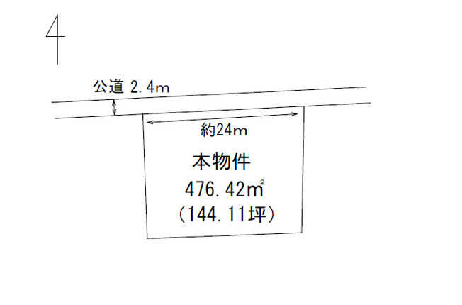 【土地図】 | 米沢市城西四丁目　土地