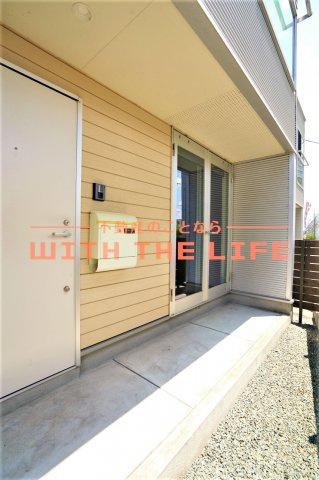 R-BOX津福III【キャッシュバック対象物件】のバルコニー|お洗濯にも便利なバルコニー付き