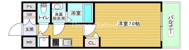 【間取り】 | プレサンス大阪福島シエル
