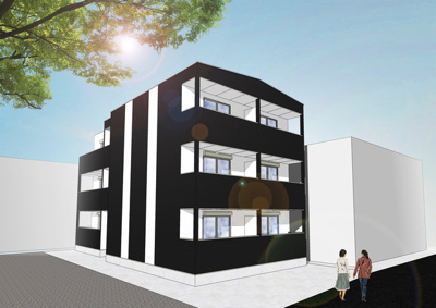 【外観パース】 | ジーメゾン摂津正雀