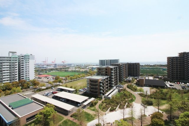 RICウエストコート7番街　3番館の展望|南側バルコニーからの眺望です