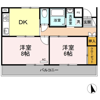 【間取り】 | シティーフラット服部