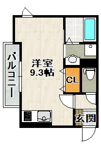 D-room宮ノ前の間取り