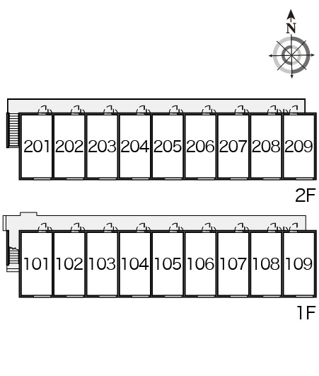【区画図】 | 伊興レジデンスA