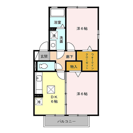 プロスパーＢの間取り