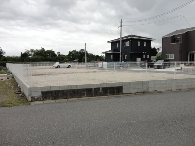 宇土市走潟町分譲地の外観|北側、市道より撮影