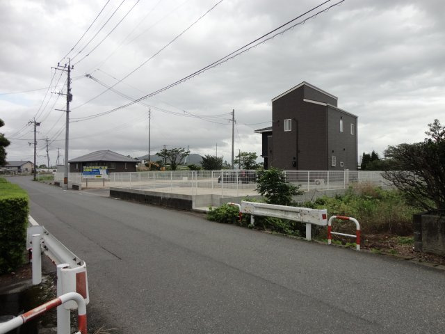 宇土市走潟町分譲地の外観|北西西側、市道より撮影