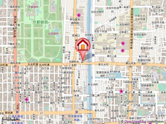 エレガント鴨川Ａ棟の地図