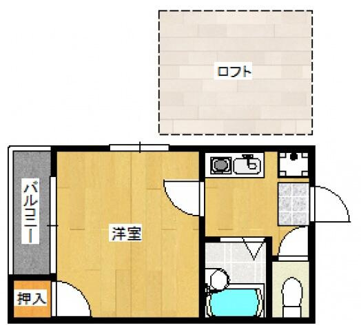 【間取り】 | アデッソ井尻 | 間取図