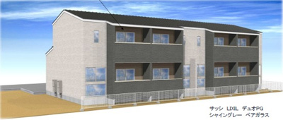 【外観パース】 | Sora-La祝谷弐番館