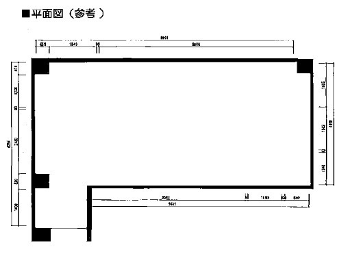 【間取り】 | 西新地店舗Ｄ