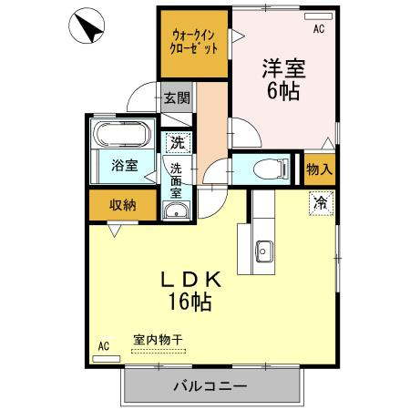 【間取り】 | サンハイツフレマリールＡ