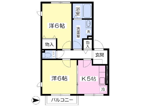 ガーデンプレイスG棟の間取り