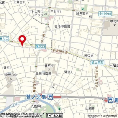 【地図】 | ルーブル鷺宮六番館