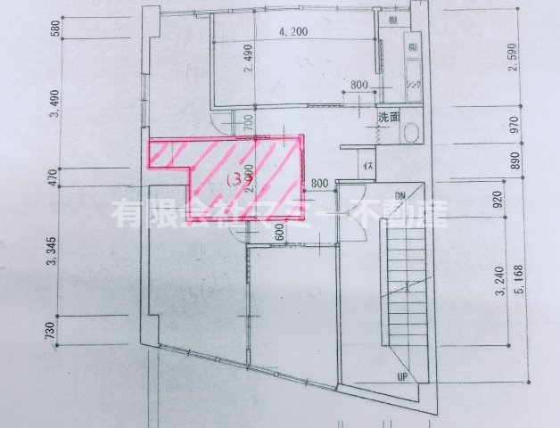 【間取り】 | 朝日町事務所店舗S