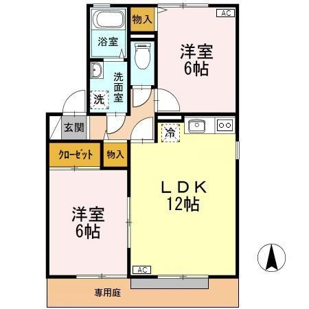 ヴューライラックの間取り