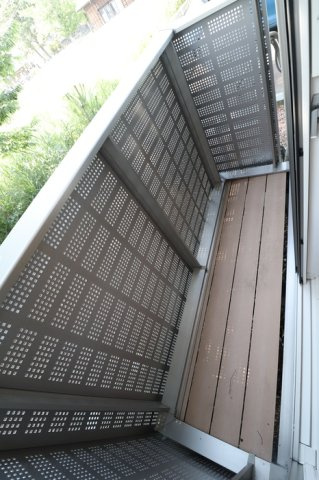 アネシス寺町のバルコニー