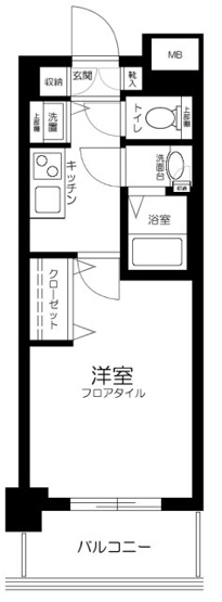【間取り】 | メゾン・ド・ヴィレ芝大門