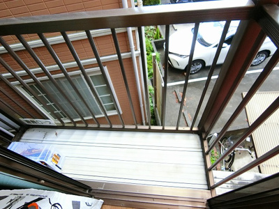 【バルコニー】 | メゾン ドゥ マローネ | バルコニーは南西向きなので、お洗濯物はお昼からでも乾きそう♪