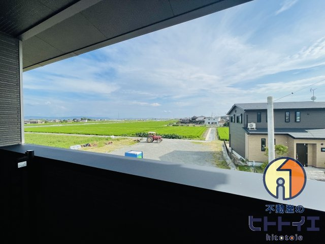 城島町楢津　8号棟の展望