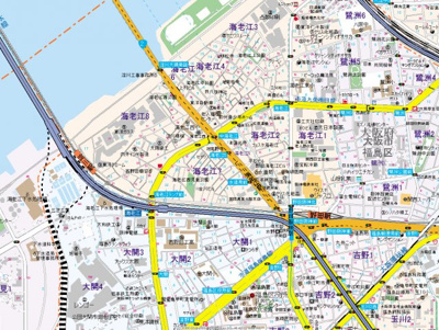 【地図】 | ツリガミ海老江ツインビルパートⅡ
