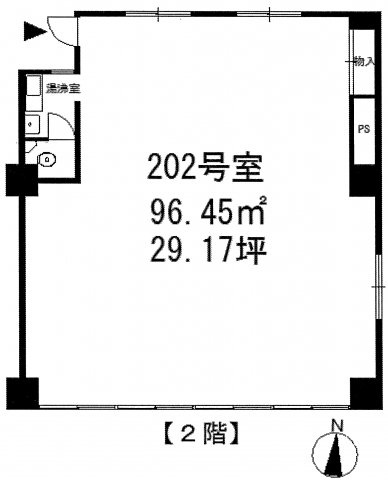 台東区寿３丁目の事務所の間取り