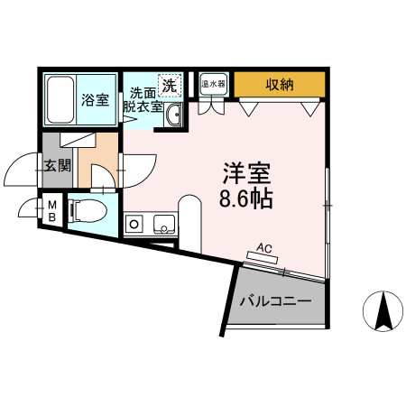 ロッヂングスオーク【キャッシュバック対象物件】の間取り