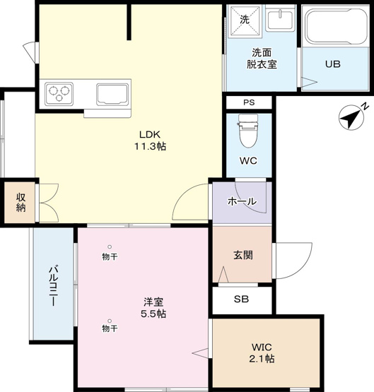 【間取り】 | RIKEENO Shibuya  Honmachi 