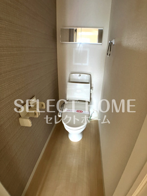 【トイレ】 | メルヴェール | ゆったりとした空間のトイレです