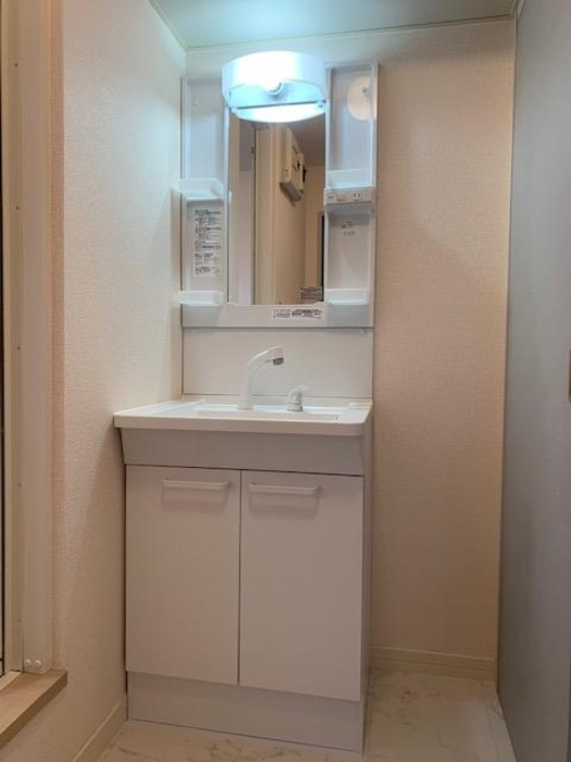 ミーツハオスＫ（ケイ）【キャッシュバック対象物件】の洗面所|広い洗面スペース