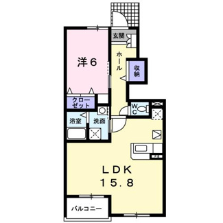 【間取り】 | クローバー三城A
