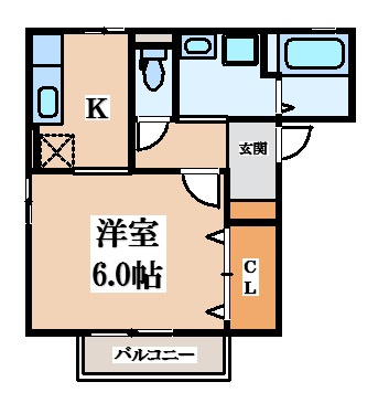 【間取り】 | サンフェルティA棟
