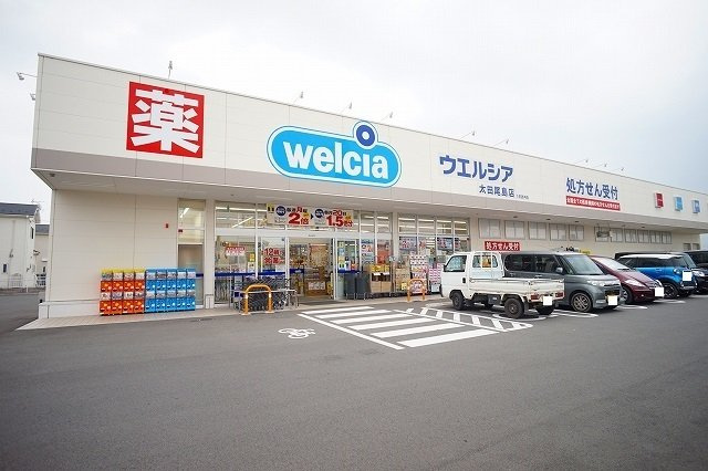 亀岡町アパートＡの周辺|ウエルシア太田尾島店まで700m