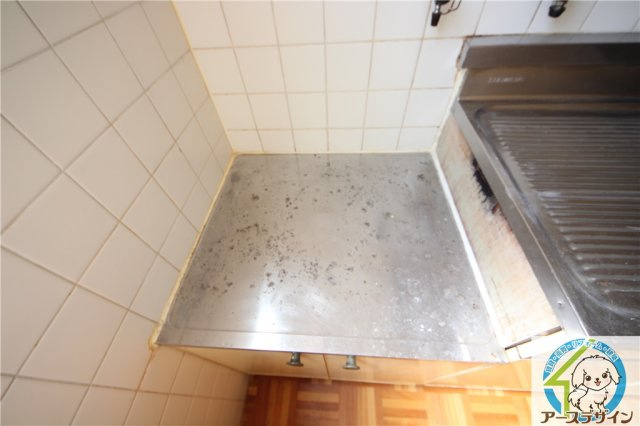 晴水ビルのキッチン|きれいなキッチンです