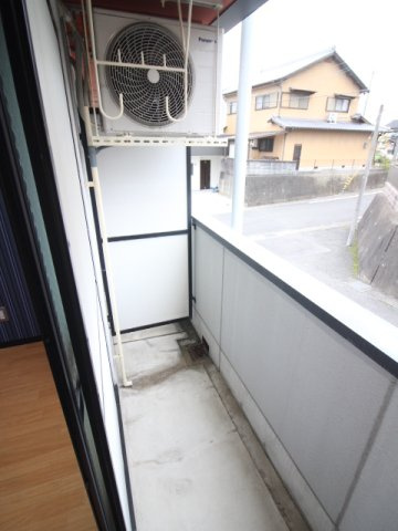 リバティハウスのバルコニー