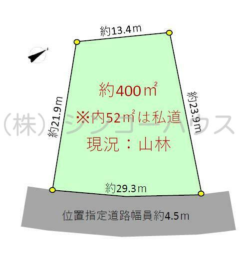 【土地図】 | 那須バケイションランド別荘地