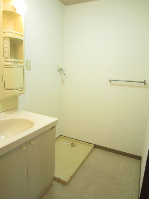 ピンクフィールドの洗面所