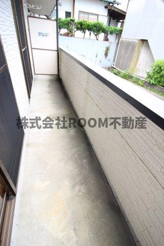 学校前コーポのバルコニー|バルコニー付きです