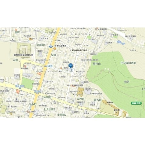 岐阜市常盤町の駐車場の外観