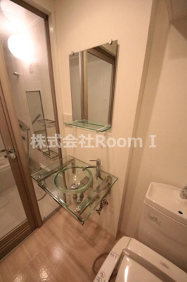 【洗面所】 | シティヒルズ安堂寺 | 脱衣スペースもあります