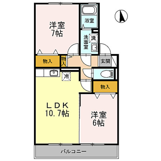 ラマージュⅠの間取り