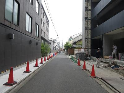 THE RESIDENCE 二条駅前（ザレジデンス二条駅前）の周辺|前面道路