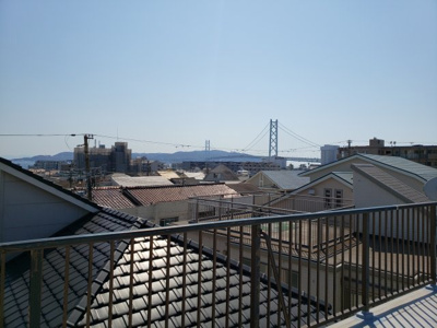 【展望】 | 平成霞ヶ丘ハイツ | 明石大橋一望☆神戸市垂水区　平成霞ヶ丘ハイツ☆