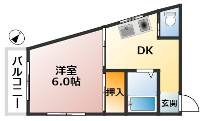 【間取り】 | オガワビル | ☆神戸市垂水区　オガワビル☆