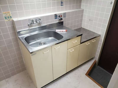 【キッチン】 | ローリエ霞ヶ丘 | ガスコンロ設置可☆神戸市垂水区　ローリエ霞ヶ丘　賃貸☆