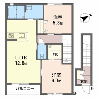 【間取り】 | メゾン楽天　A