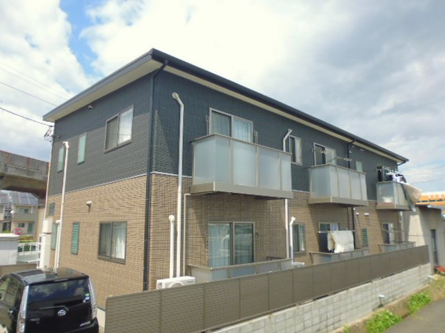倉敷市平田のアパートの外観