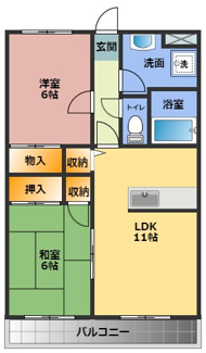 【間取り】 | グランドールやよい