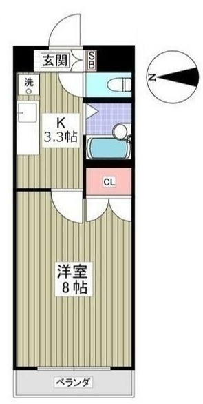 リュミエ府中の間取り