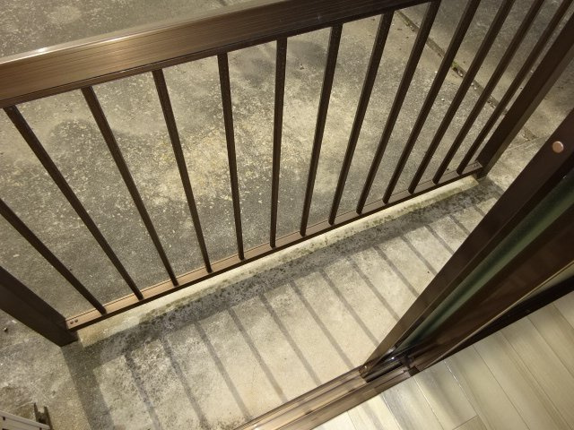 エステート中庄のバルコニー